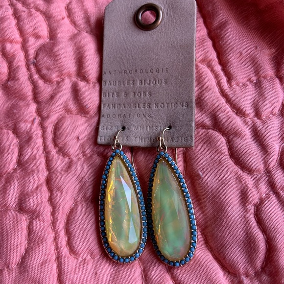 Blue | Translucent Statement Earrings - Picture 4 of 4